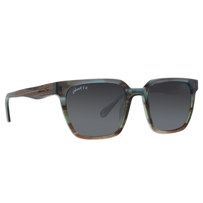Longitude Polarized Sunglasses by Johnny Fly | #color_rainforest