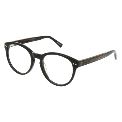 LATITUDE Eyeglasses Frame - Golden Onyx- Johnny Fly | LTS-10YR-FRAME | | #color_golden-onyx