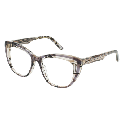 RUNWAY Eyeglasses Frame - Shattered Smoke- Johnny Fly | RUN-SHTS-POL-SMG | | #color_shattered-smoke