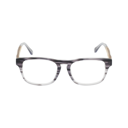 SPLINTER Eyeglasses Frame - Matte Marble Grey- Johnny Fly | SPL-MBG-RX-CLR-ZEB | | #color_matte-marble-grey