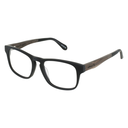 SPLINTER Eyeglasses Frame - Matte Black- Johnny Fly | SPL-MBL-RX-CLR-VIN | | #color_matte-black