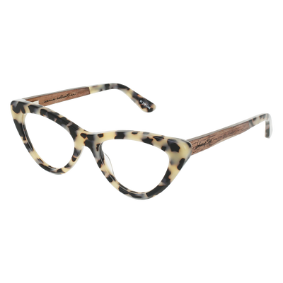 VISTA Eyeglasses Frame - White Tortoise- Johnny Fly | VIS-WTRT-RX-WAL | | #color_white-tortoise