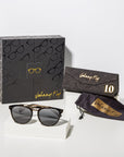 Captain Polarized Sunglasses by Johnny Fly - Anniversary Pearl || Smoke Polarized 