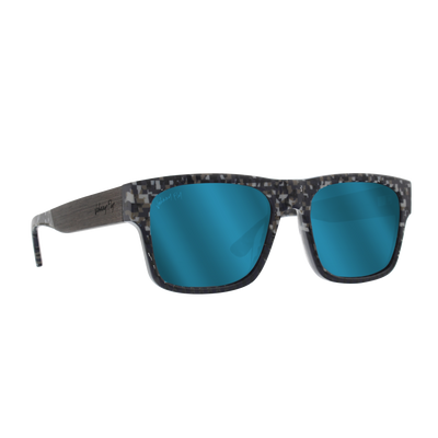 Johnny Fly Arrow 8-Bit / Blue Reflect Polarized Sunglasses | #color_8-bit