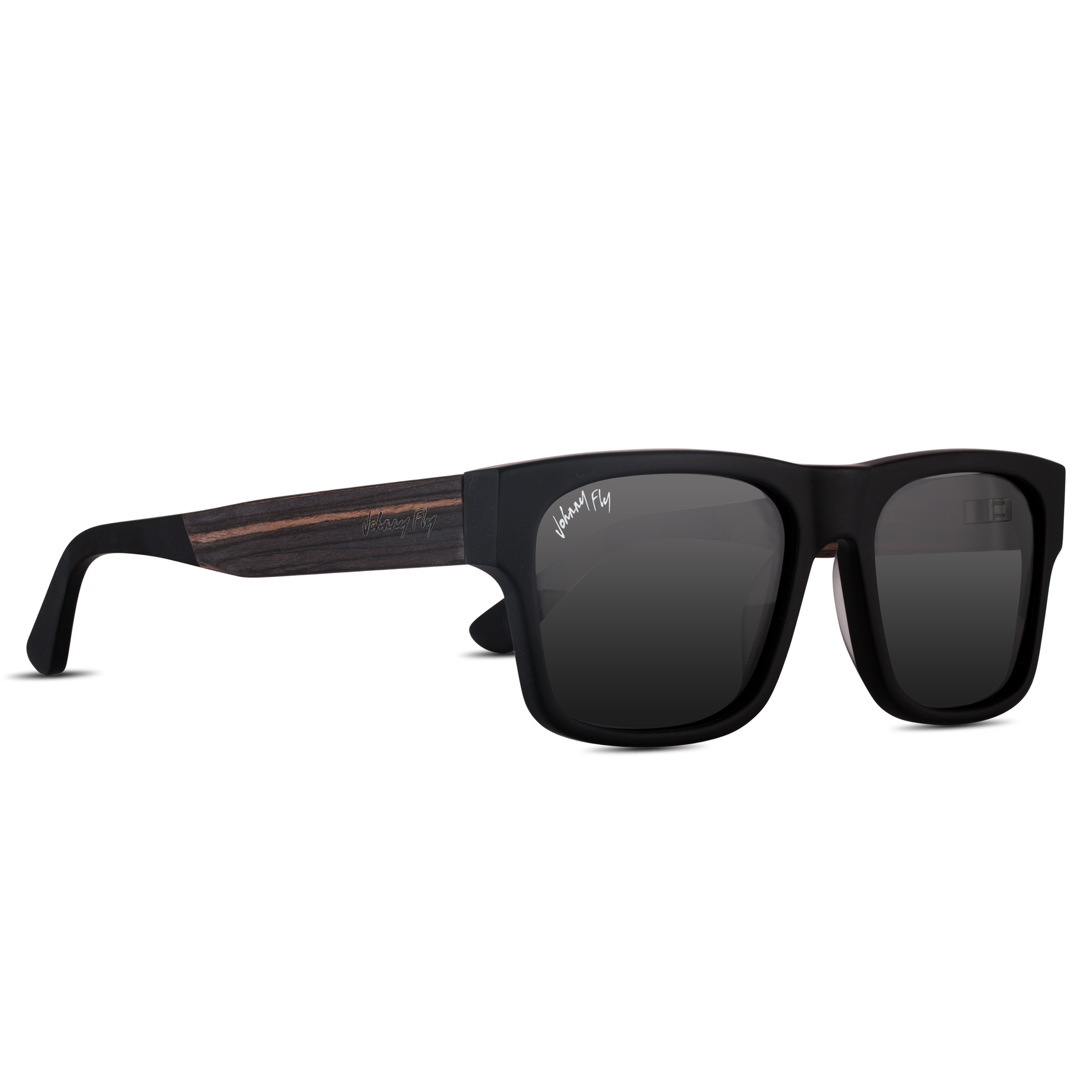 ARROW - Matte Black - Sunglasses - Johnny Fly Eyewear | #color_matte-black