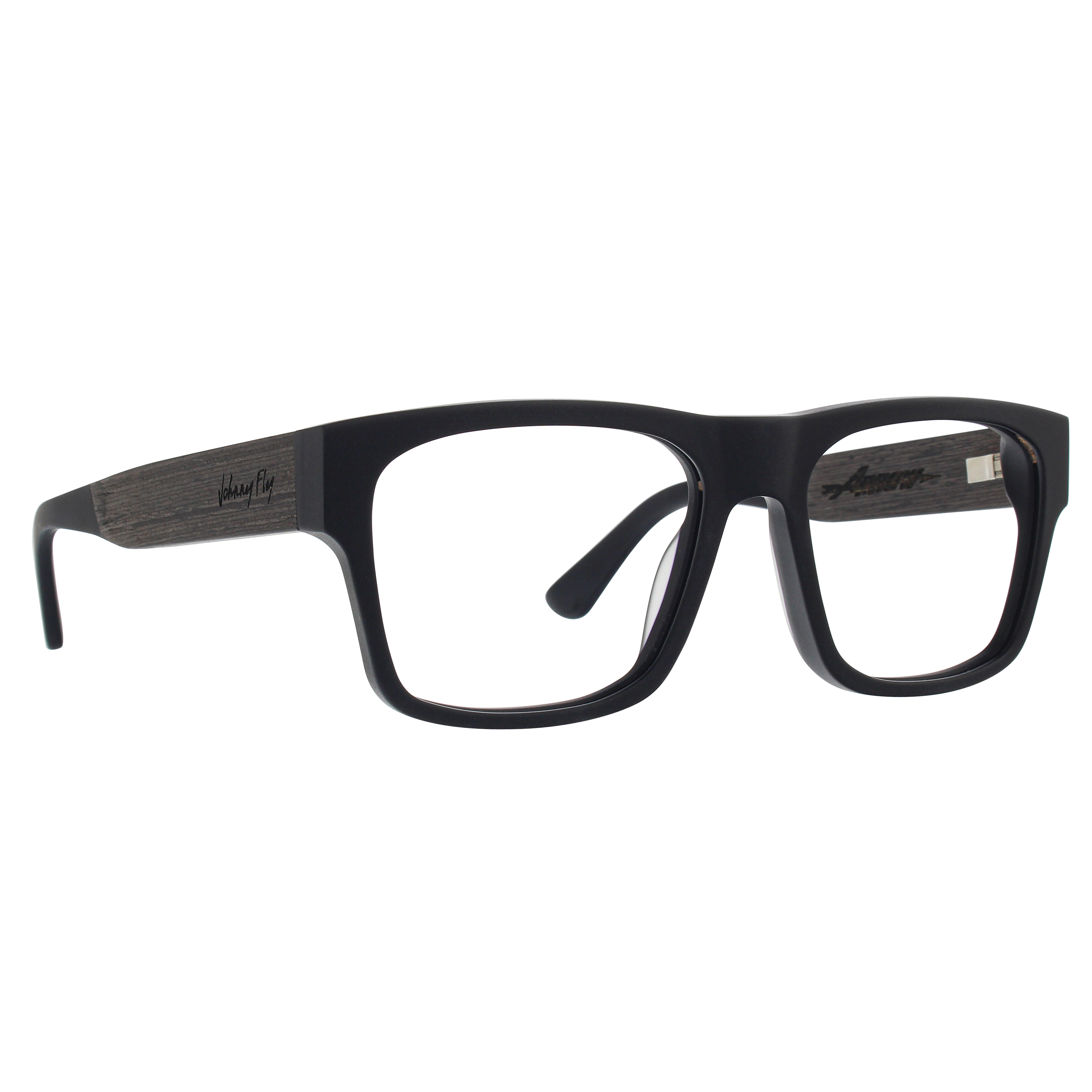 ARROW Frame - Matte Black - Eyeglasses Frame - Johnny Fly Eyewear | #color_matte-black