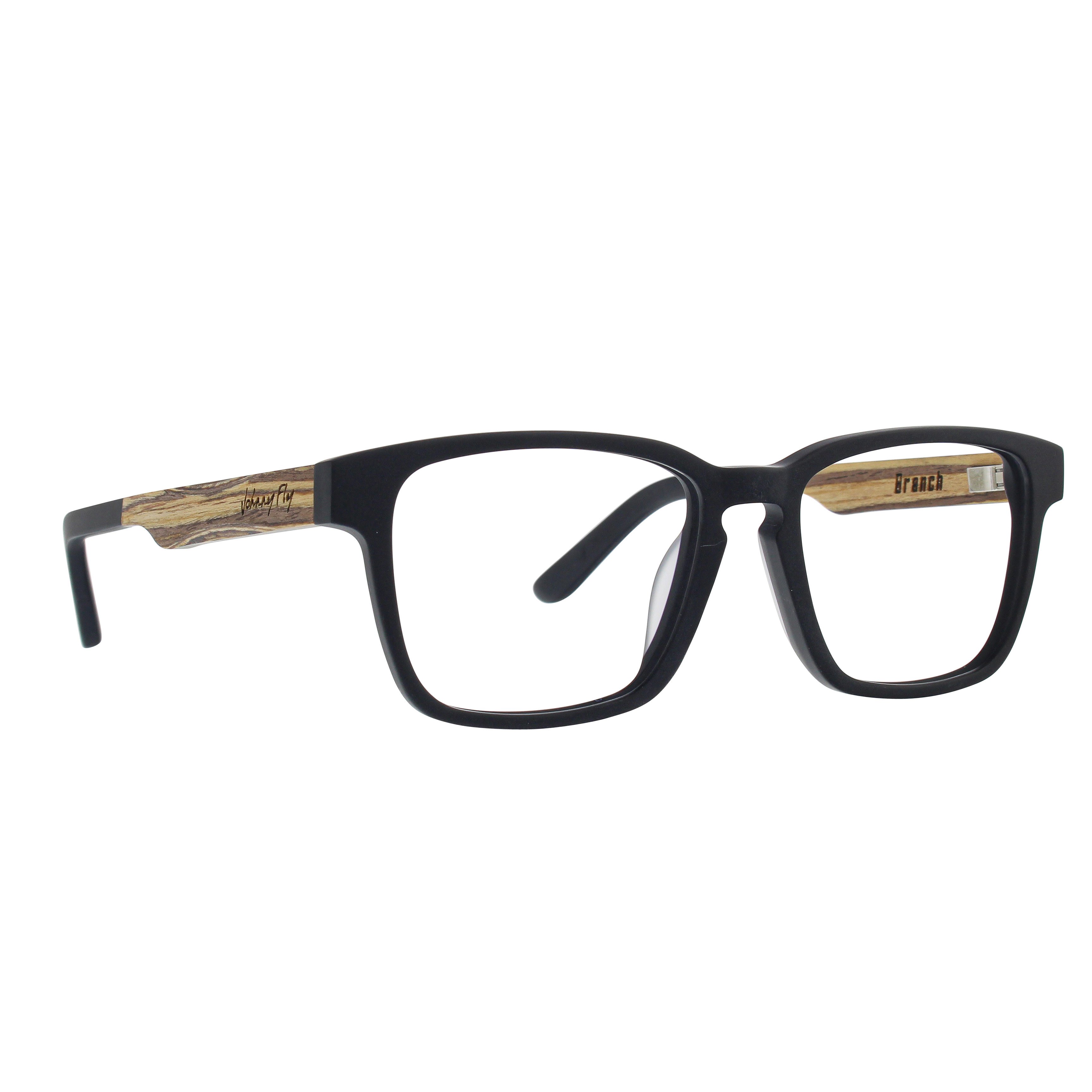BRANCH Frame - Matte Black - Eyeglasses Frame - Johnny Fly Eyewear | 