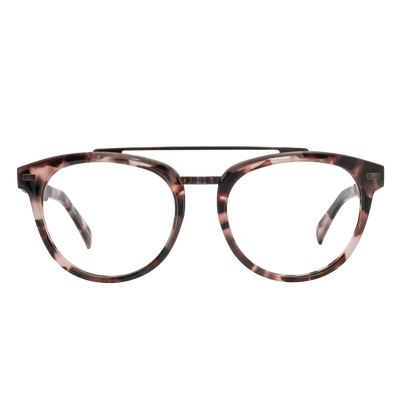 CAPTAIN Frame - Rose Tortoise - Eyeglasses Frame - Johnny Fly Eyewear #color_rose-tortoise