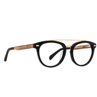 CAPTAIN Frame - Matte Black - Eyeglasses Frame - Johnny Fly Eyewear #color_matte-black