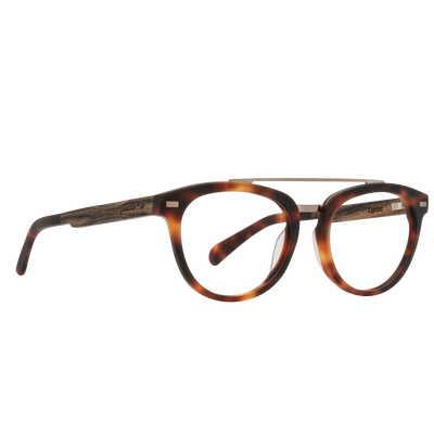 CAPTAIN Frame - Matte Classic Tortoise - Eyeglasses Frame - Johnny Fly Eyewear #color_matte-classic-tortoise
