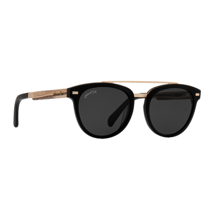 CAPTAIN - Matte Black - Sunglasses - Johnny Fly Eyewear | #color_matte-black