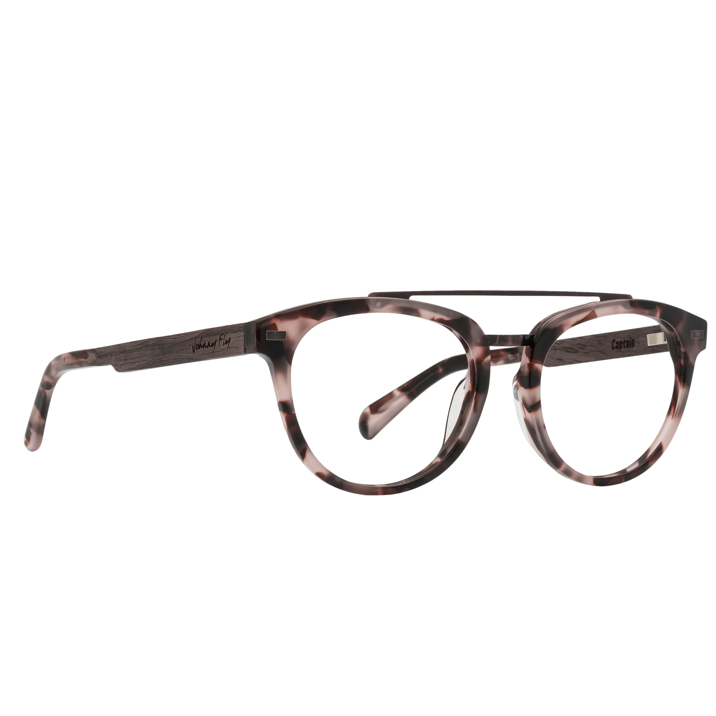 CAPTAIN Frame - Rose Tortoise - Eyeglasses Frame - Johnny Fly Eyewear | 