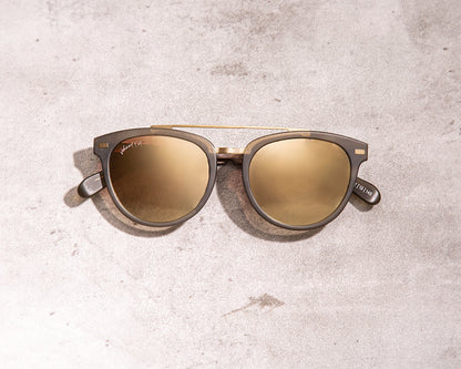 CAPTAIN - sanded olive - Sunglasses - Johnny Fly Eyewear 