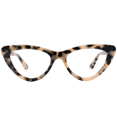VISTA Frame - White Tortoise - Eyeglasses Frame - Johnny Fly Eyewear | #color_white-tortoise