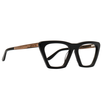 FIGURE Frame - Gloss Black - Eyeglasses Frame - Johnny Fly Eyewear #color_gloss-black