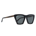 Figure Polarized Sunglasses by Johnny Fly - Gloss Black || Smoke Polarized #color_gloss-black