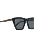 Figure Polarized Sunglasses by Johnny Fly - Gloss Black || Smoke Polarized 