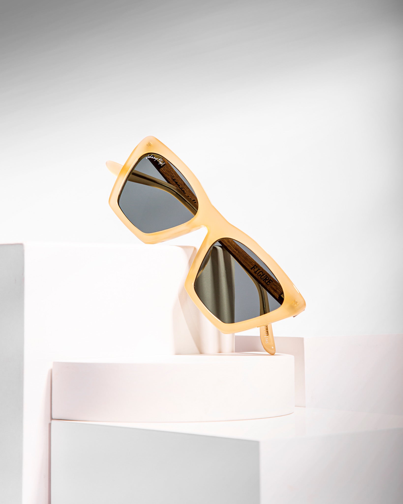 FIGURE - Butterscotch - Sunglasses - Johnny Fly Eyewear | #color_butterscotch