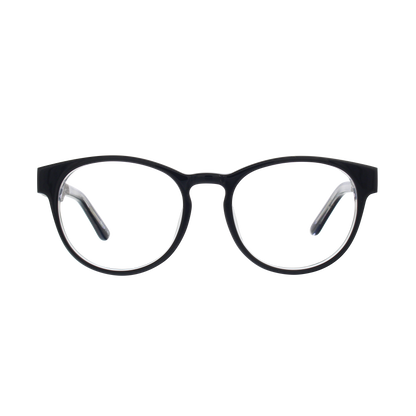 FLIGHT Frame - Gloss Black - Eyeglasses Frame - Johnny Fly Eyewear | #color_black-crystal