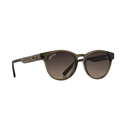 Flight - Johnny Fly - Olive - Brown Gradient Polarized - Sunglasses | #color_olive