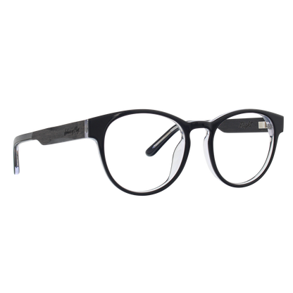 FLIGHT Frame - Gloss Black - Eyeglasses Frame - Johnny Fly Eyewear | #color_black-crystal