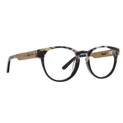 FLIGHT Frame - Split White Tortoise - Eyeglasses Frame - Johnny Fly Eyewear | #color_split-white-tortoise