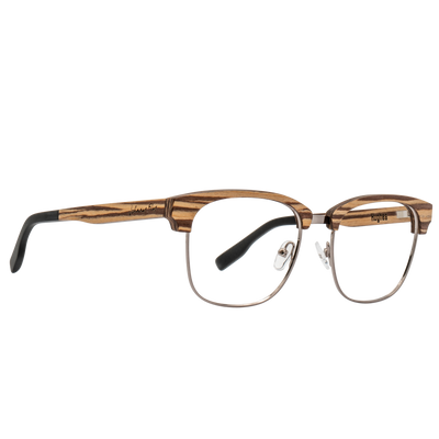 HUGHES Frame - Polished Nickel - Eyeglasses Frame - Johnny Fly Eyewear | #color_polished-nickel