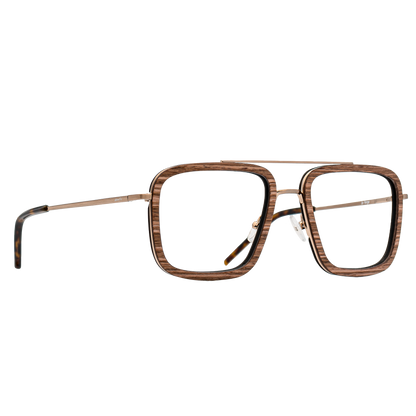 LAFORGE BLUGARD - Brushed Gold - Blue Light Glasses - Johnny Fly Eyewear #color_brushed-gold