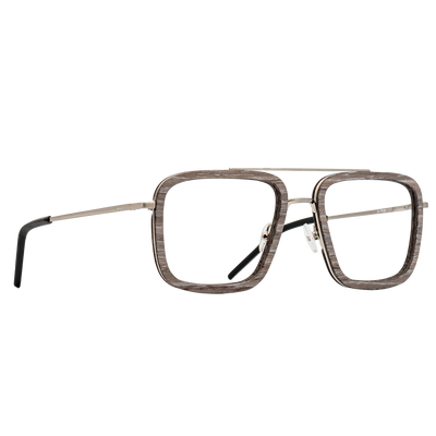 LAFORGE FRAME - Brushed Silver - Eyeglasses Frame - Johnny Fly Eyewear | #color_brushed-silver