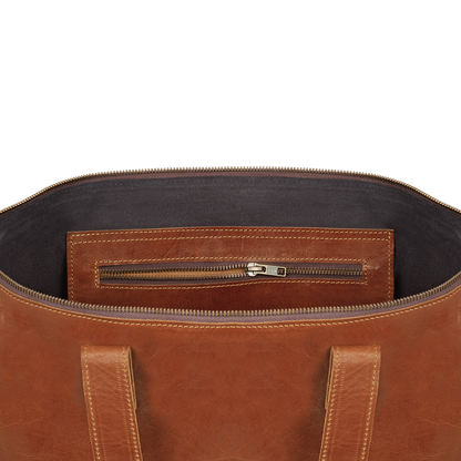 Laptop Tote - Johnny Fly - Leather Bags