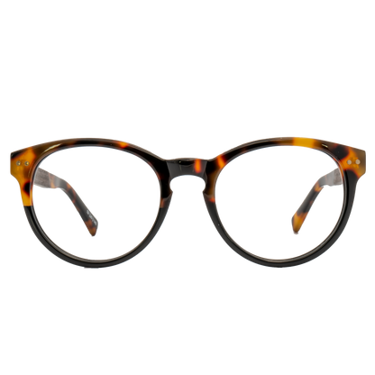 LATITUDE BLUGUARD - Split Gold Tortoise - Blue Light Glasses - Johnny Fly Eyewear #color_split-gold-tortoise