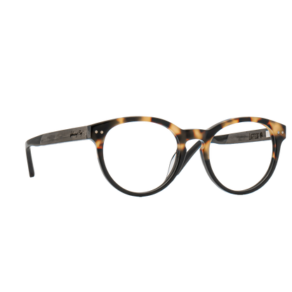 LATITUDE BLUGUARD - Split Gold Tortoise - Blue Light Glasses - Johnny Fly Eyewear #color_split-gold-tortoise