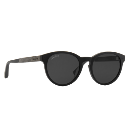 Latitude Polarized Sunglasses by Johnny Fly - Matte Black || Smoke Polarized #color_matte-black