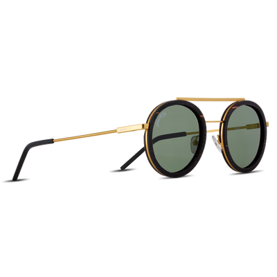 RIKER - Gold - Sunglasses - Johnny Fly Eyewear | #color_gold-ebony