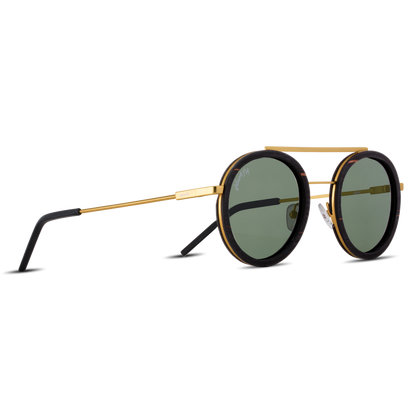 RIKER - Gold - Sunglasses - Johnny Fly Eyewear | #color_gold-ebony