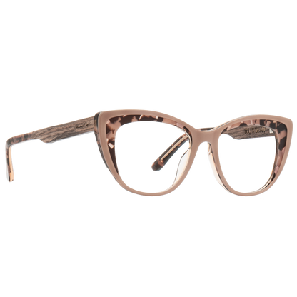 RUNWAY BLUGARD - Mauve Tortoise - Blue Light Glasses - Johnny Fly Eyewear 